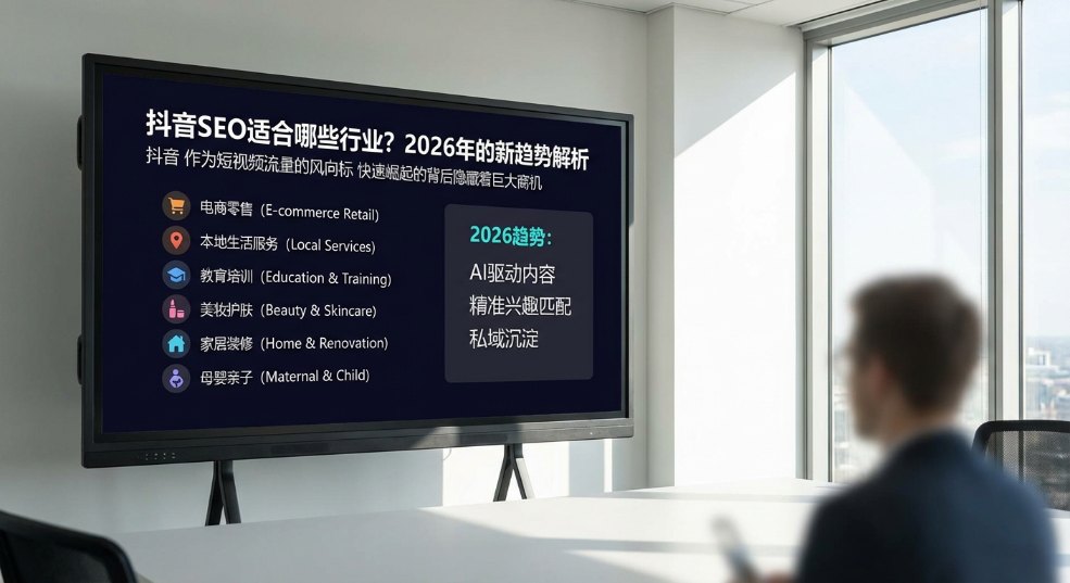 抖音SEO适合哪些行业？2026年的新趋势解析第一张图