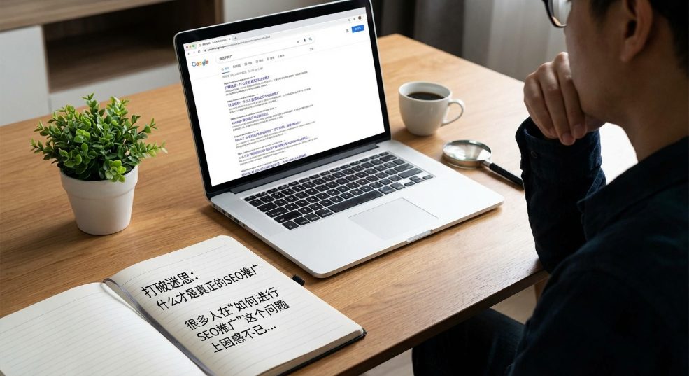 为什么有人能带领公司实现爆发式增长，而你却还在为“如何进行SEO推广？”而苦苦探索？其实，成功的SEO策略并非偶然，每一个细节都关系到效果。这篇文章将用你从未听第二张图