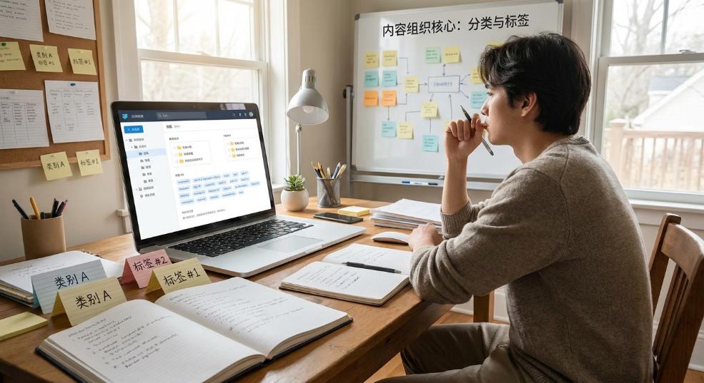 【Title】内容组织的核心：分类和标签系统深度剖析第一张图