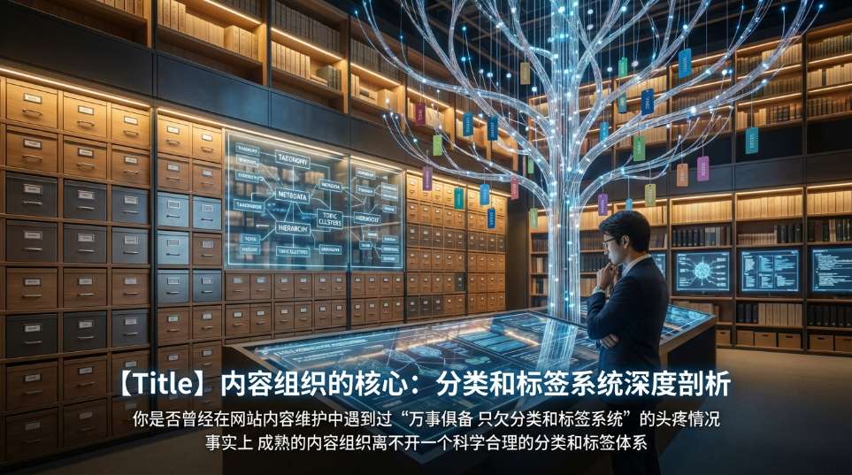 【Title】内容组织的核心：分类和标签系统深度剖析第二张图