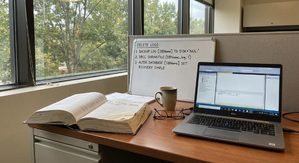 讲解删除SQL Server日志的具体方法第一张图