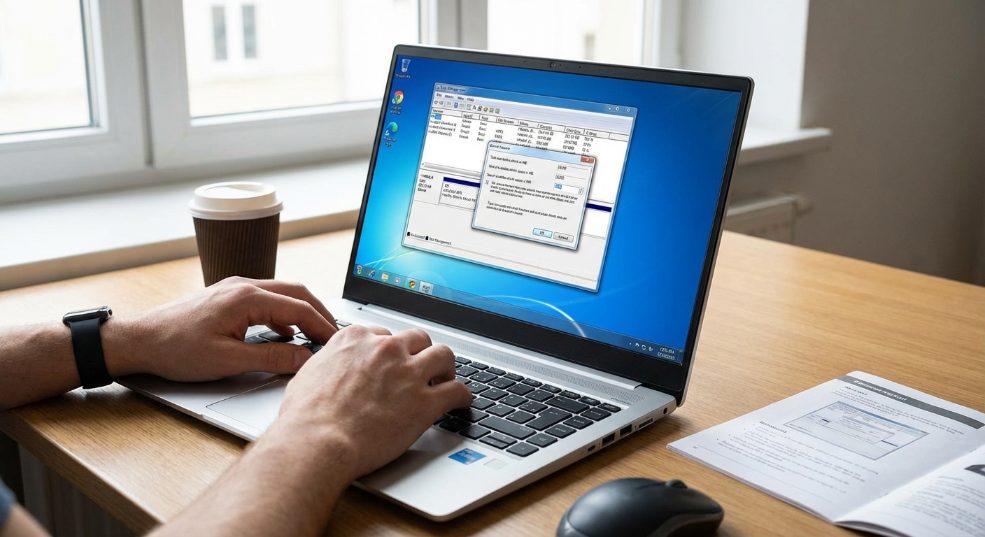 windows 7系统下给C盘调整分区的步骤(图文教程)第一张图