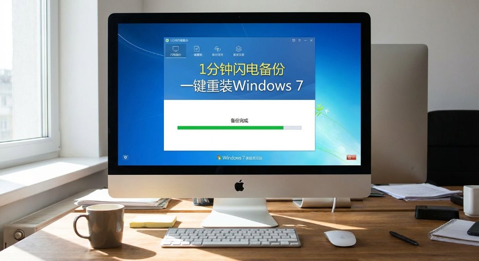 1分钟闪电备份 一键重装windows 7系统不怕丢数据第一张图