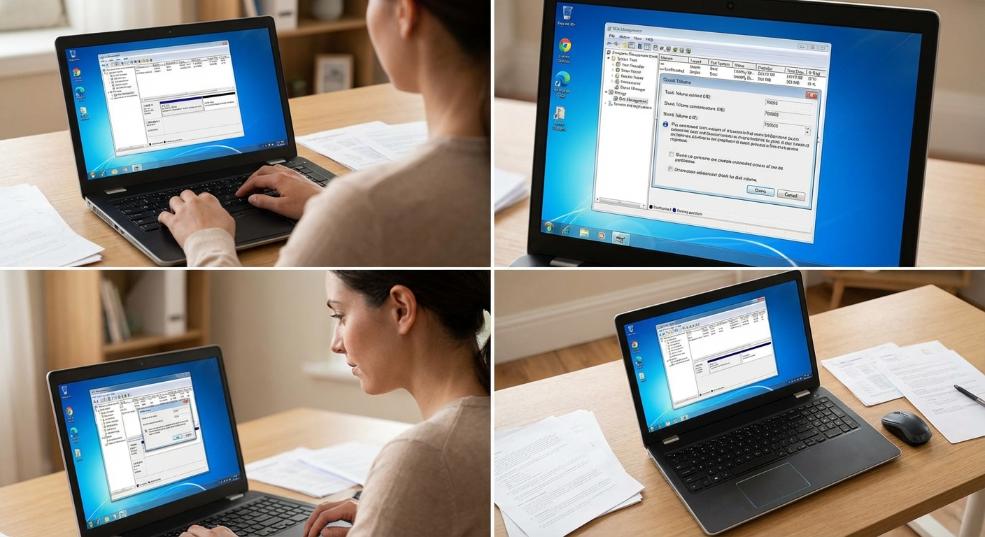 windows 7系统下给C盘调整分区的步骤(图文教程)第二张图