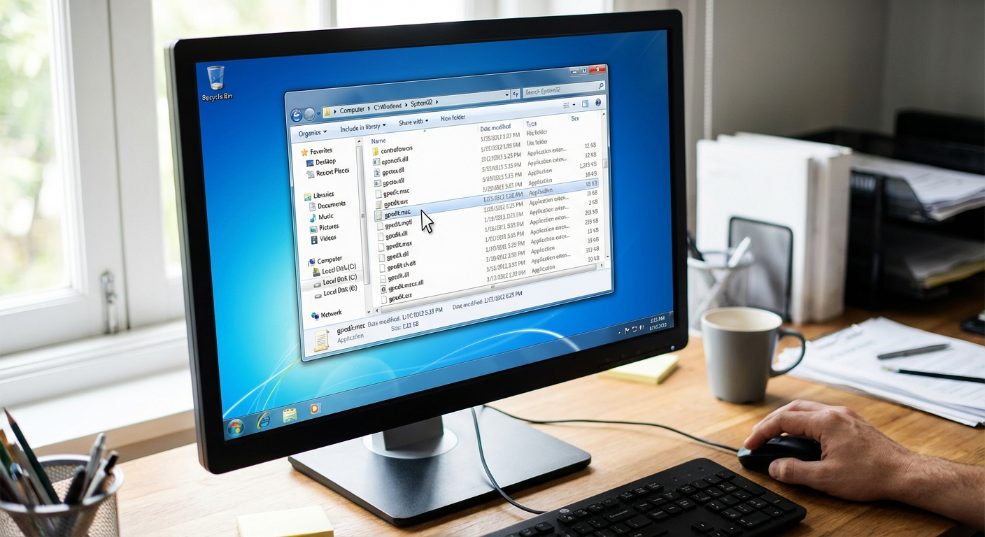 windows 7下打开组策略的方法介绍第一张图