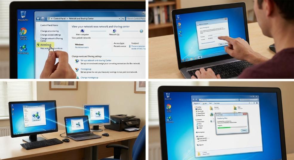 利用windows 7家庭组 让多台电脑互联起来的方法(图文教程)第二张图
