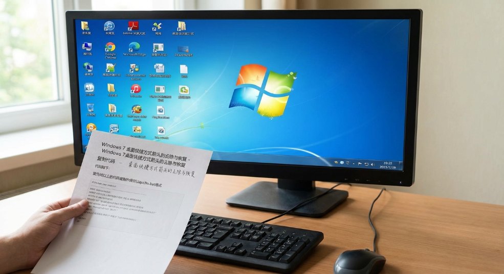 windows 7桌面快捷方式箭头的去除与恢复的方法第一张图