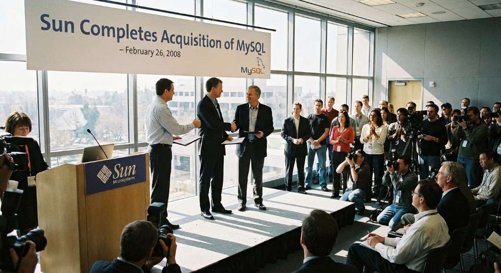 Sun宣布已完成对开源数据库MySQL的收购第一张图