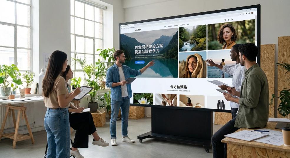 创意网站建设方案提高品牌竞争力第一张图