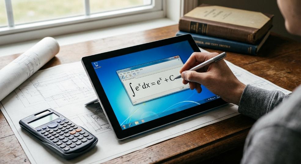 windows 7附带的数学输入面板让输入数学公式更简单第二张图