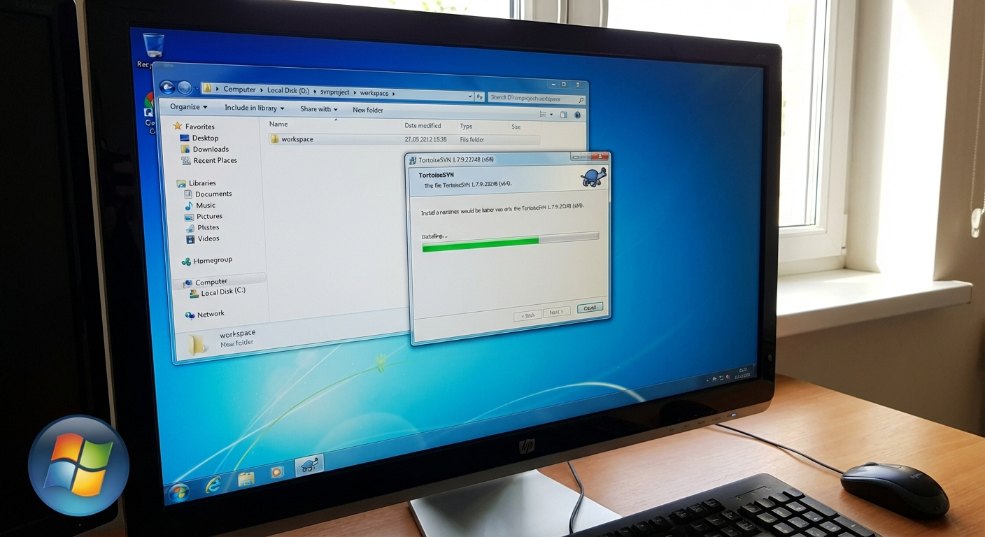 Win 7系统下搭建本地SVN服务器的过程第一张图