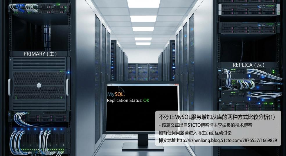 不停止MySQL服务增加从库的两种方式比较分析(1)第二张图