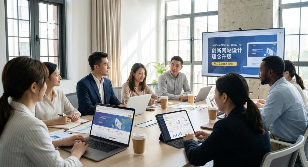创新网站设计理念升级助力企业全渠道推广第一张图