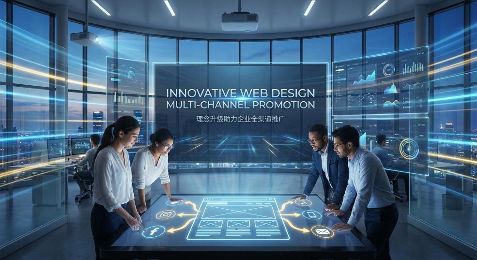 创新网站设计理念升级助力企业全渠道推广第二张图