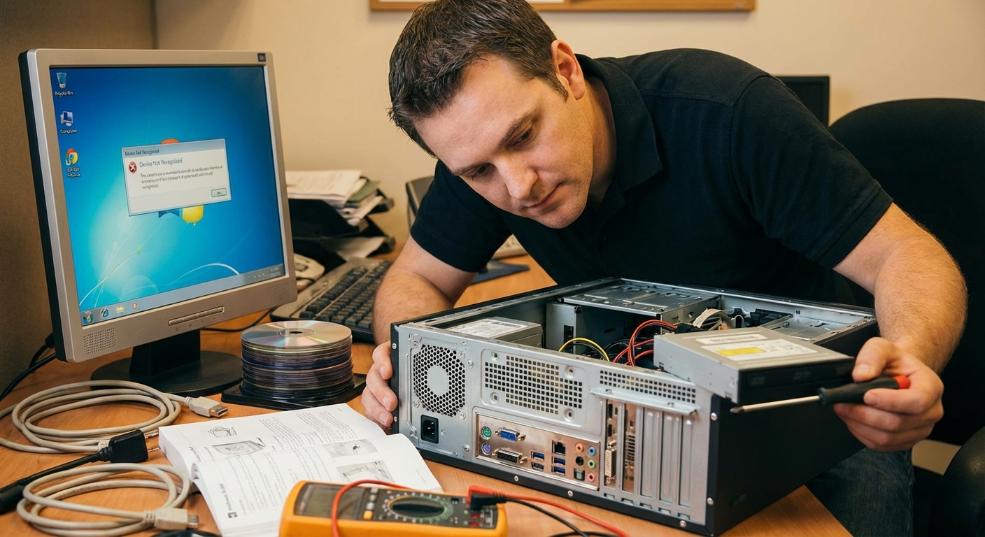 解决windows 7刻录光盘光驱不读盘无法识别和打开故障第二张图