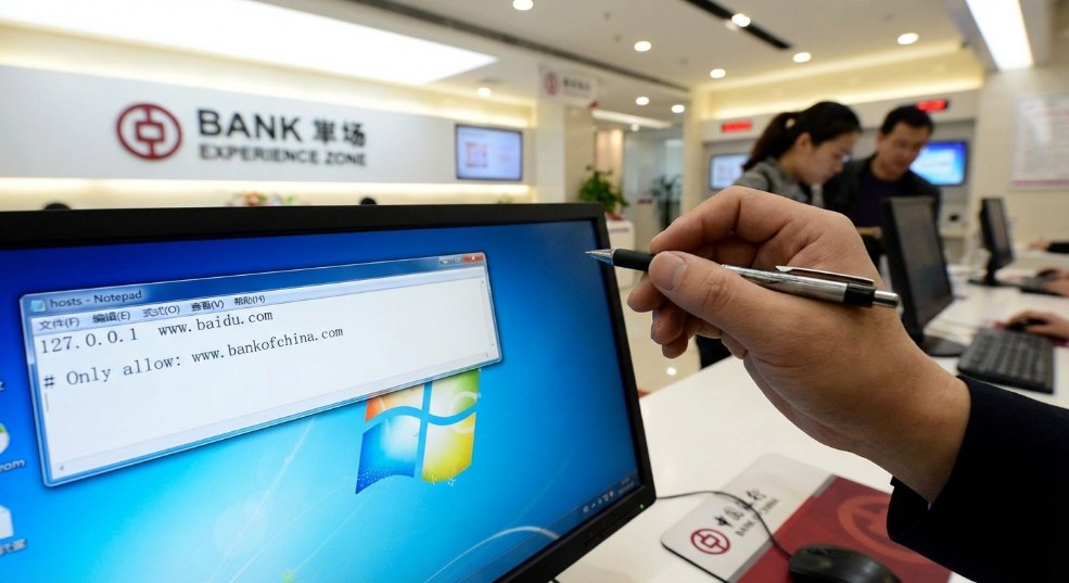 通过修改Hosts文件实现让windows 7仅能访问指定的网页第二张图