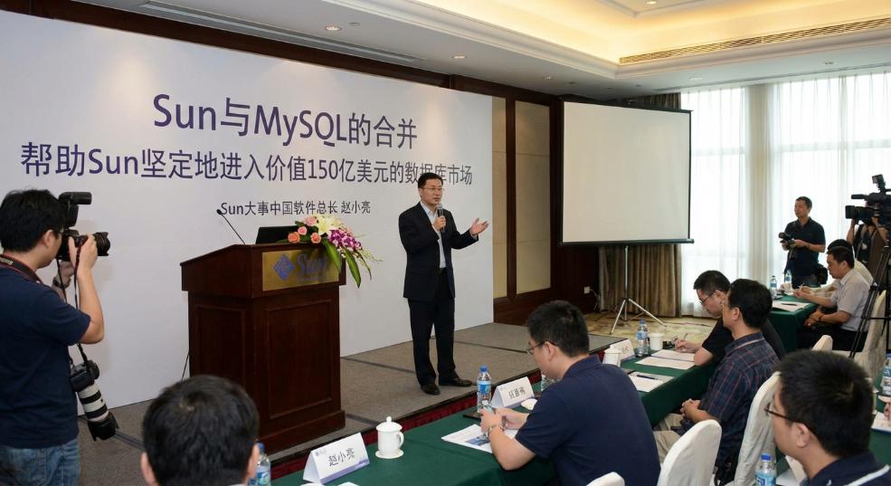 MySQL护航!Sun坚定闯进150亿数据库市场第一张图