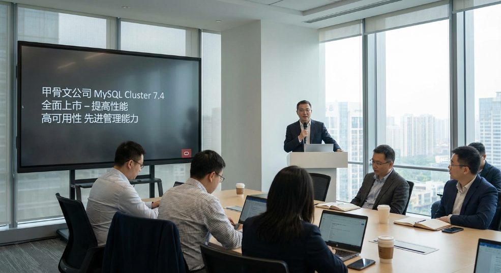 甲骨文MySQL Cluster 7.4全面上市第一张图