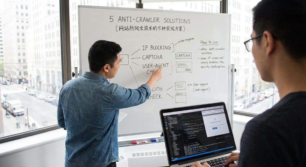 网站防爬虫技术的5种实现方案第一张图