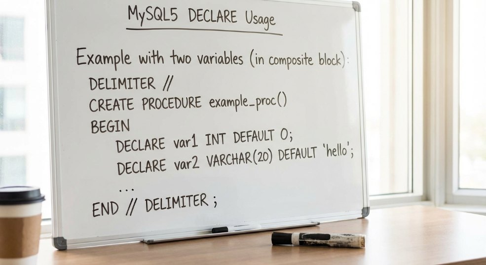 MySQL5新语句declare的用法第一张图