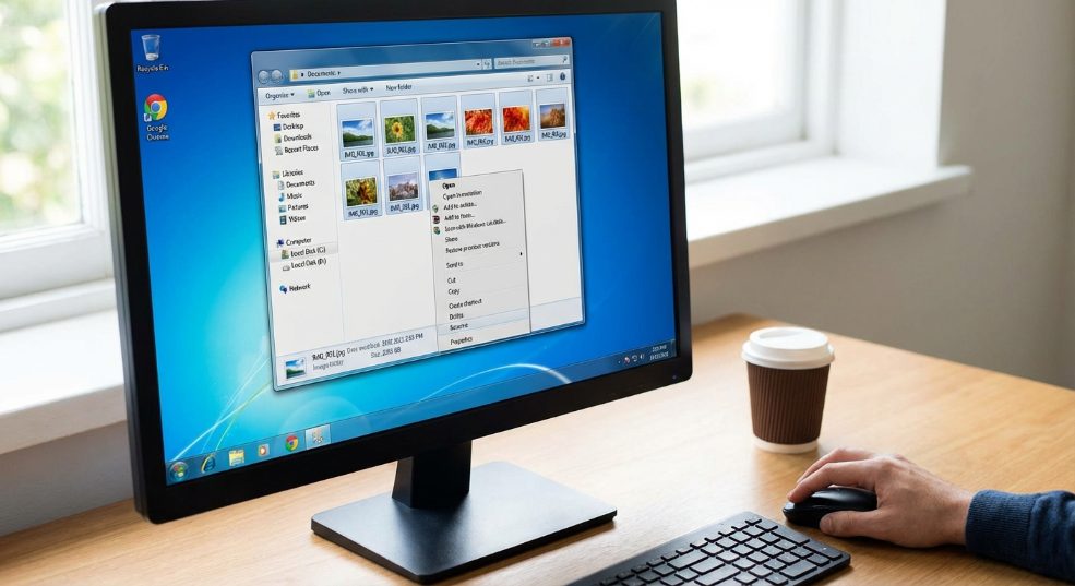windows 7系统下如何给多个文件一键批量重命名 windows 7系统下如何给多个文件一键批量重命名第一张图