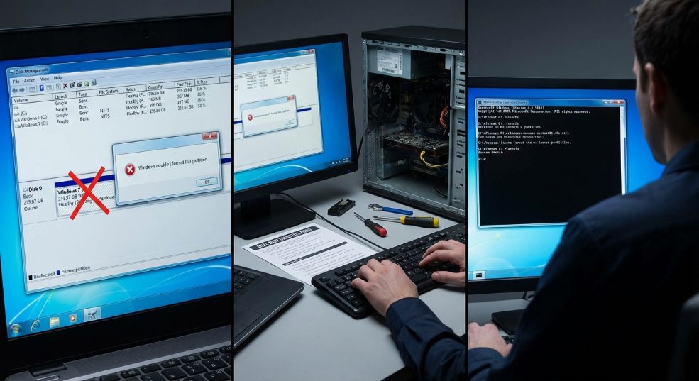 卸载双系统中的windows 7导致windows 7分区无法格式化的解决方法 卸载双系统中的windows 7导致windows 7分区无法格式化的解决方法第二张图