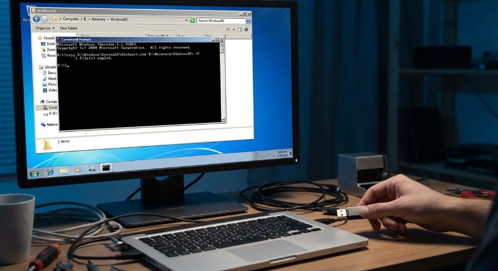 windows 7内核的WinPE并没有提供硬盘分区功能程序的解决方法 windows 7内核的WinPE并没有提供硬盘分区功能程序的解决方法第二张图