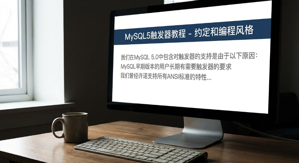 MySQL5触发器教程第一张图