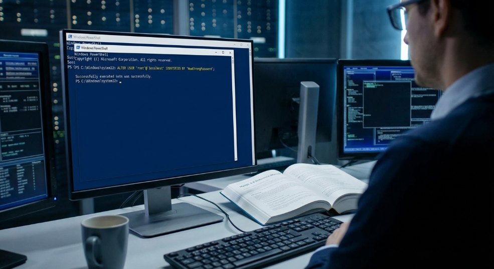 修改MySQL的默认密码第二张图