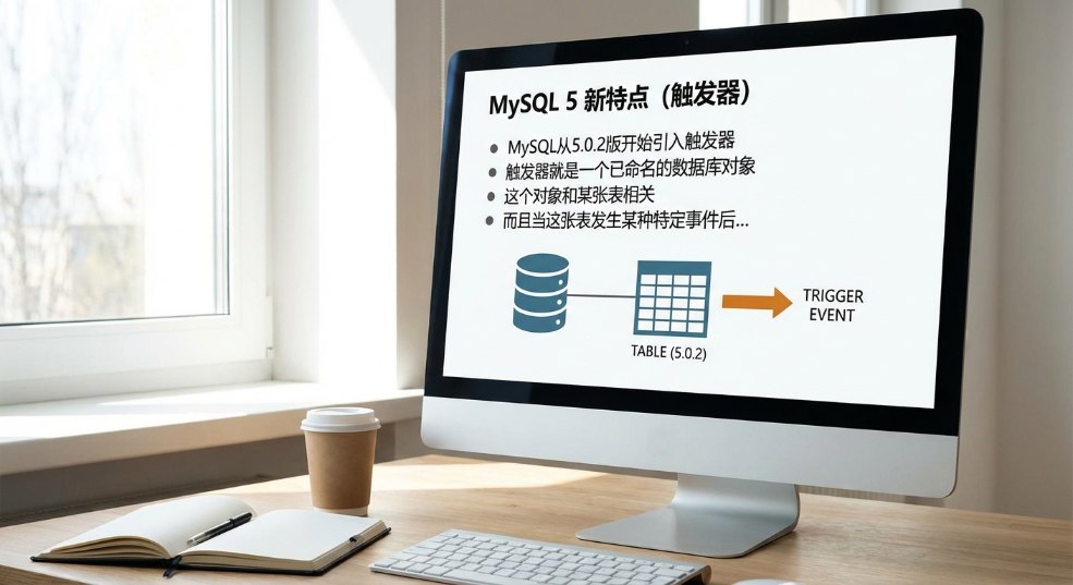 MySQL5新特点(触发器)第一张图