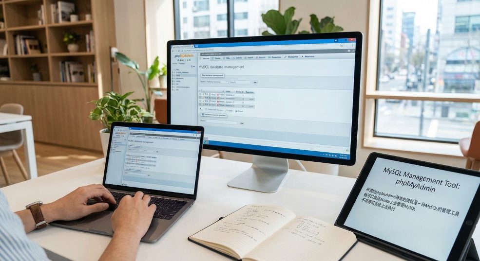 MySQL的管理工具:phpMyAdmin使用简介第二张图