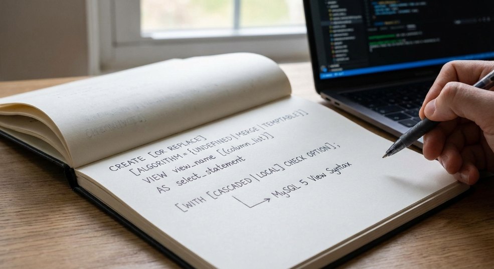 如何创建MySQL5的视图第一张图