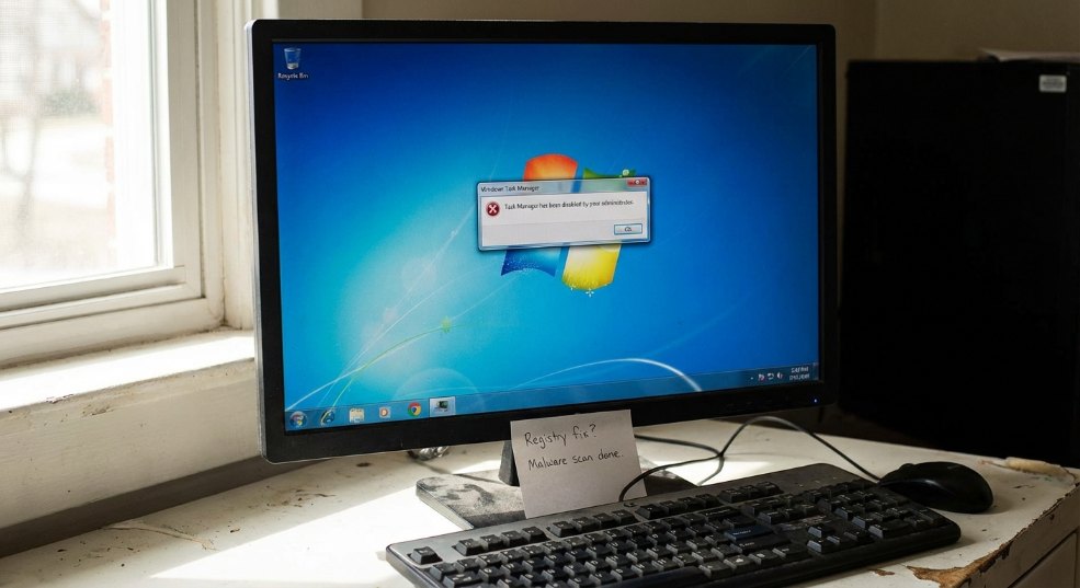 windows 7无法打开任务管理器故障的解决方法 windows 7无法打开任务管理器故障的解决方法第一张图