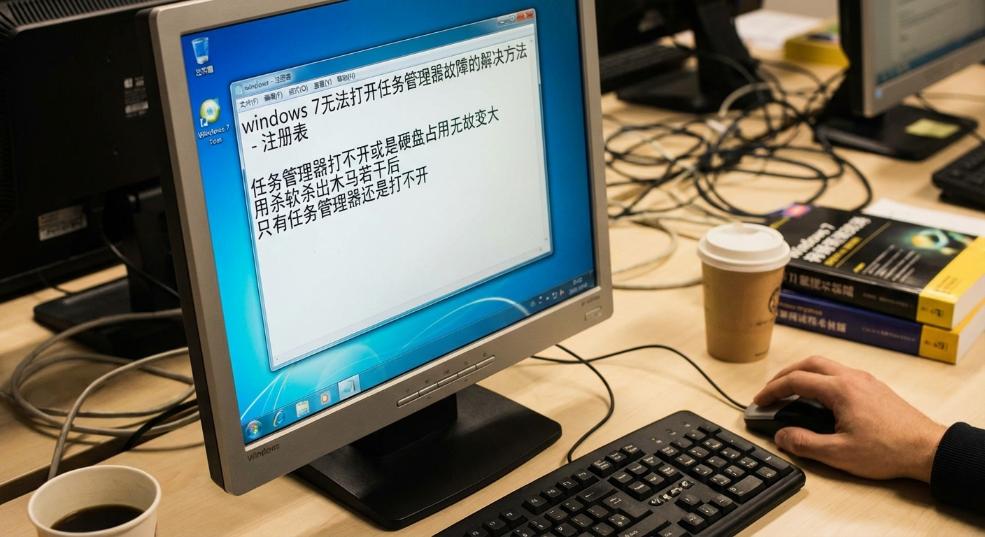 windows 7无法打开任务管理器故障的解决方法 windows 7无法打开任务管理器故障的解决方法第二张图