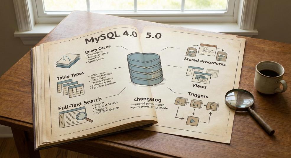 MySQL从4.0升级到5.0有何变化? MySQL从4.0升级到5.0有何变化?第一张图