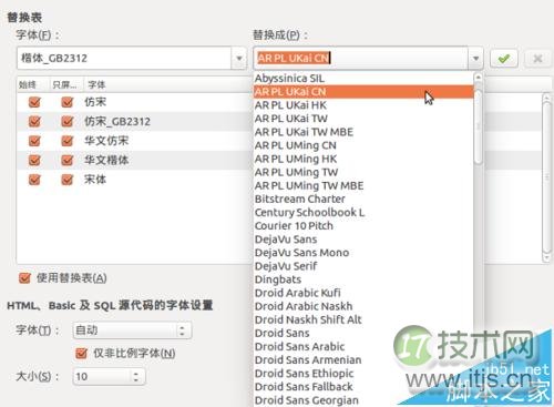 Ubuntu系统中LibreOffice怎么替换显示字体？(图8)