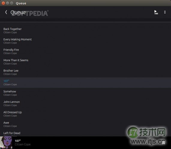 Ubuntu Touch 音乐应用显示 可适用于不同的设备(图3)