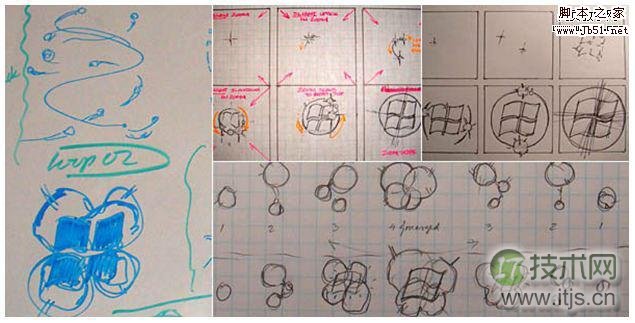 新鲜 Windows 7启动画面设计草图公布