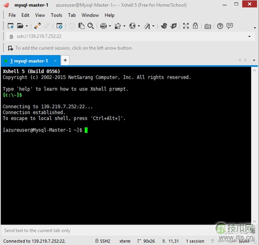 Microsoft Azure部署MYSQL-MMM过程详解(1)(图4) Microsoft Azure部署MYSQL-MMM(1)安装MYSQL