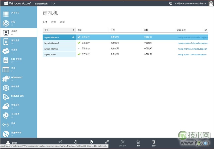 Microsoft Azure部署MYSQL-MMM过程详解(1)(图3) Microsoft Azure部署MYSQL-MMM(1)安装MYSQL