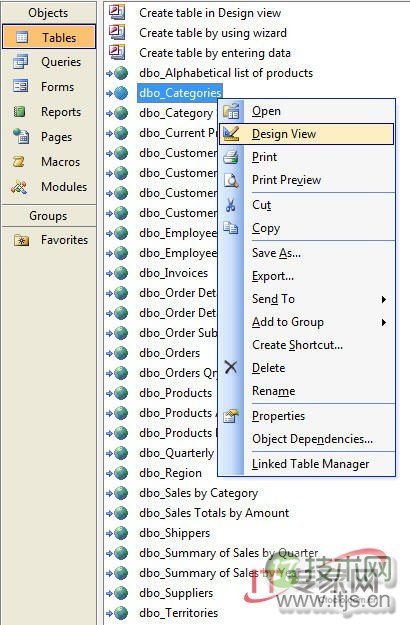 在SQL Server中修改从Microsoft Access链接的表(1)(图1) 在SQL Server中修改从Microsoft Access链接的表(1)(图1)
