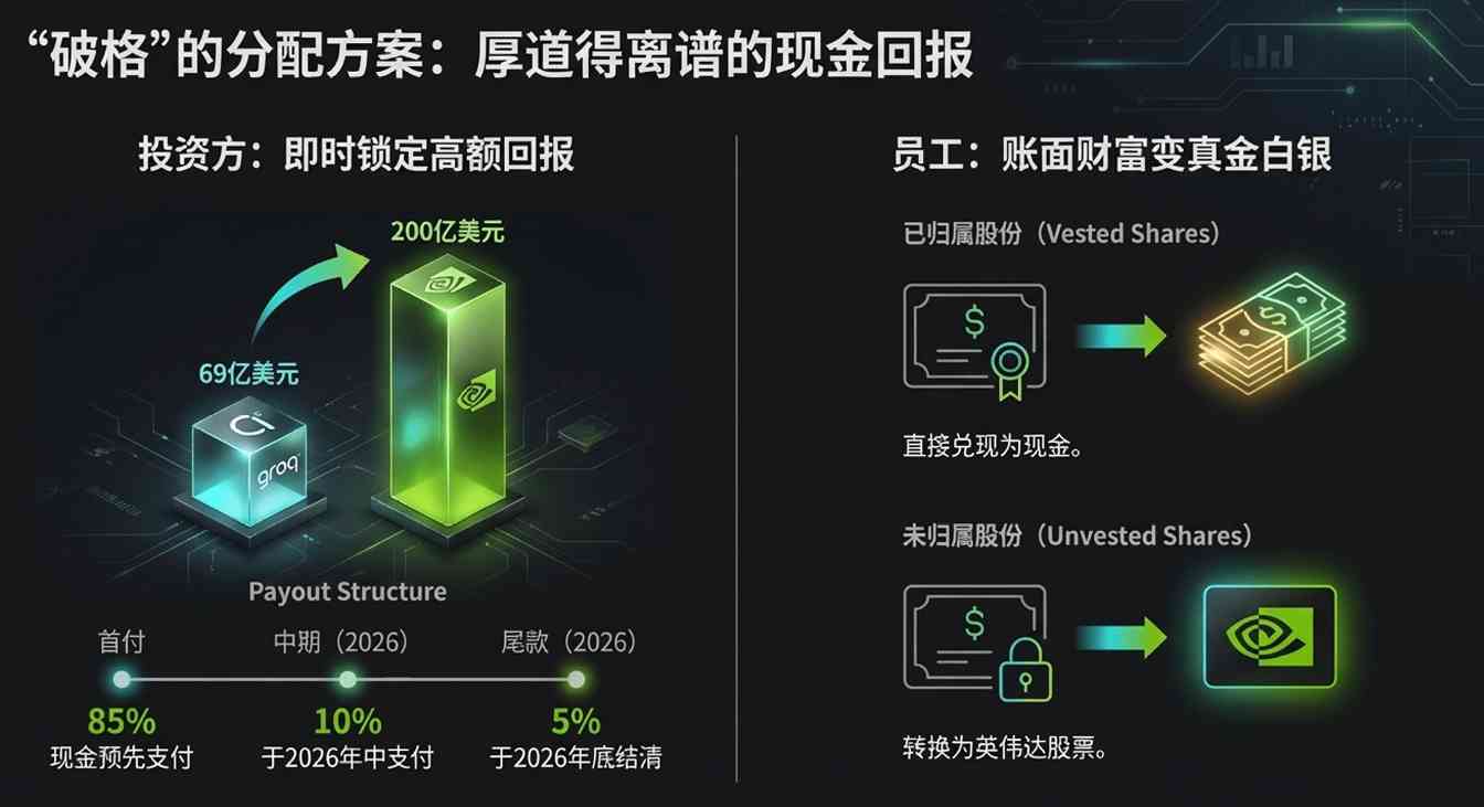 连新人都被强制财富自由!英伟达买Groq细节曝(图3) 连新员工都被强制财富自由!英伟达买Groq细节曝光,现金直接甩脸上