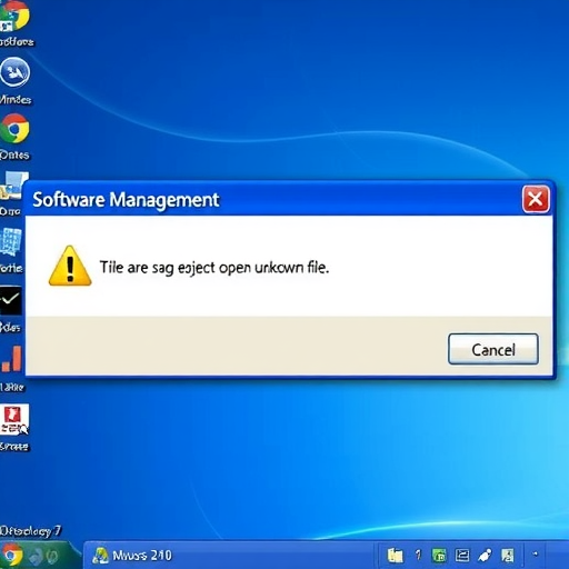 windows 7系统打开默认程序出现“软件管理-打开未知文件”窗口的(图2) windows 7系统打开默认程序出现“软件管理-打开未知文件”窗口的(图2)