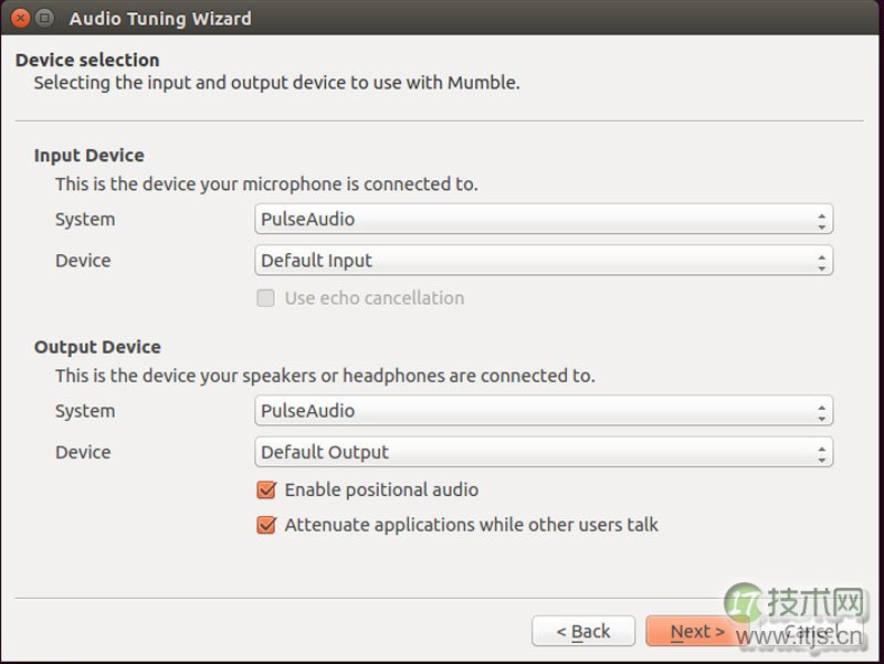 游戏玩家的福音:在 Ubuntu 上安装开源 VoIP 应用 Mumble(图7) 游戏玩家的福音:在 Ubuntu 上安装开源 VoIP 应用 Mumble