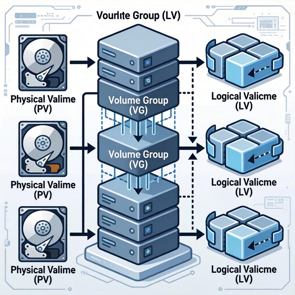 逻辑分区管理 LVM 概念及在Ubuntu中的使用？(图2)