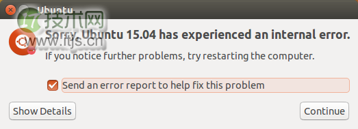 如何修复 Ubuntu 中检测到系统程序错误的问题(图3) 如何修复 ubuntu 中检测到系统程序错误的问题