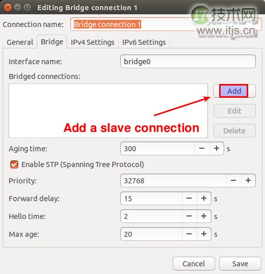 如何在 Ubuntu 上配置网桥(图3) Linux 有问必答:如何在 Ubuntu 上配置网桥