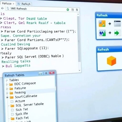 用代码刷新ODBC链接SQL Server表(图1)