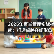 2026年声誉管理实战指南：打造卓越在线形象的终极秘密（图2）