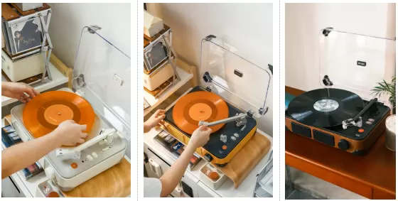 年轻人的第一台黑胶唱机，竟然把专业体验藏进了一体式设计(图4)